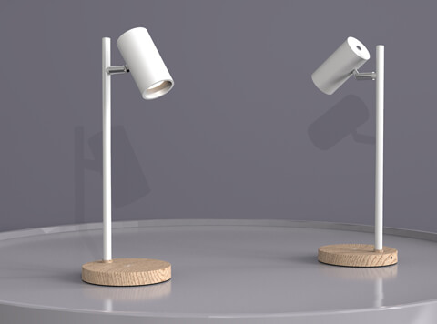 Modern Design Wireless Charger LED Reading Desk Lamp-HT8004SX