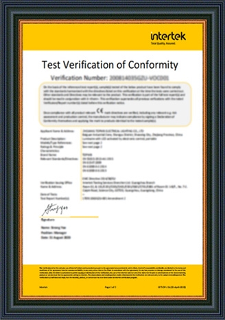 test verification of conformity2