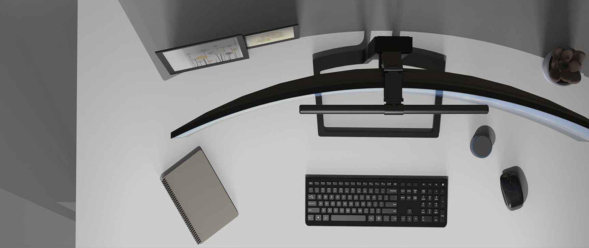desk lamp monitor