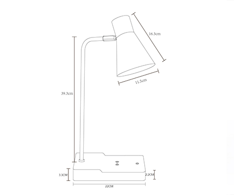 bedside wall lamp with reading light