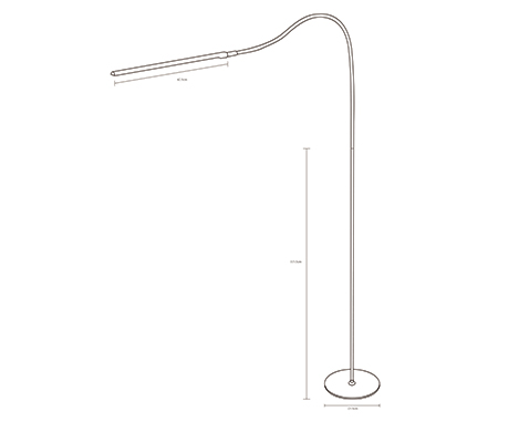 floor standing reading lamp