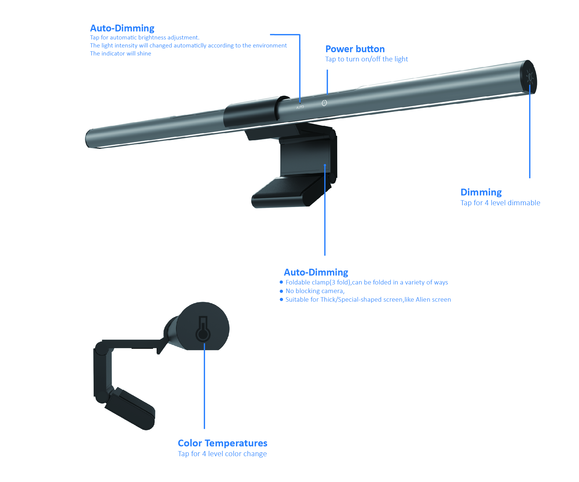 monitor lamp for curved monitor