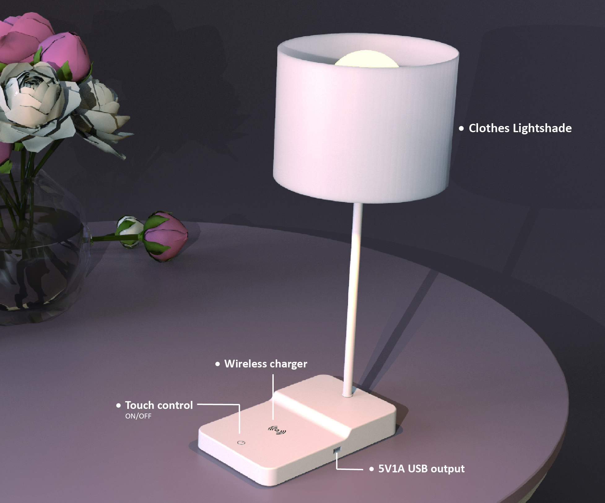 night table reading lamps