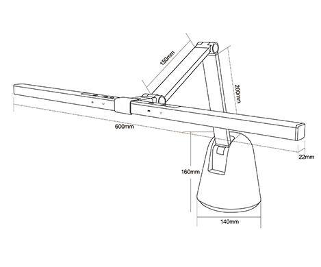 piano lamp for upright piano