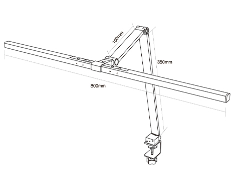 utility clamp work light