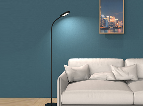 LED Floor Lamp With Simple Modern Design-HT8008F