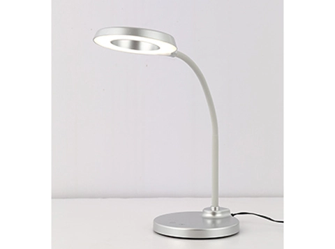 Adjustable LED Table Lamp With Circle Lampshade For Reading-HT6501N