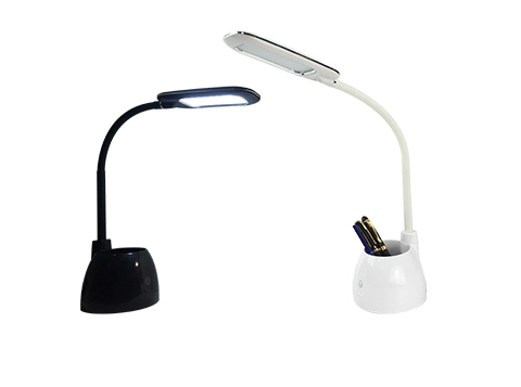 LED Desk Lamp For Office Dimmable Reading Lamp With Pen Pot-HT6924-TP