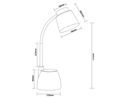 desk lamp ht8237n tp