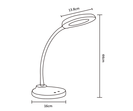 round desk lamp ht6501n