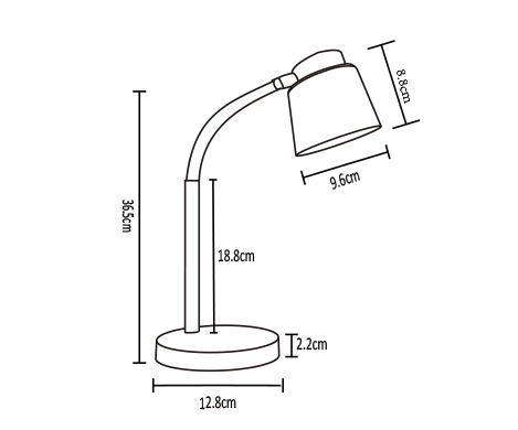 coloful desk lamp ht8237n