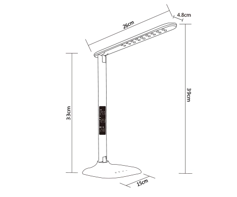 display desk lamp ht6909n