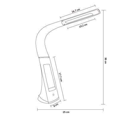 multifunction desk lamp with calendar