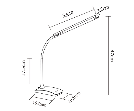 super bright desk lamp ht6921n