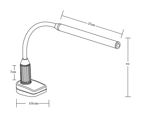 wide clamp lamp ht8236c