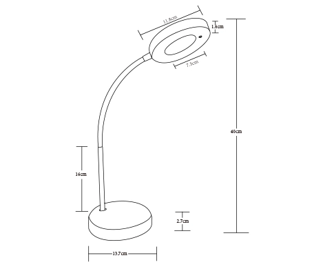 mini desk lamp ht6102