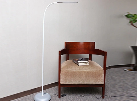 Flicker-Free Adjustable Gooseneck Dimmable LED Floor Lamp-HT6921N-F