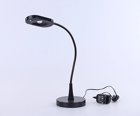 black desk lamp