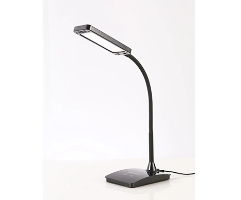 black desk lamp