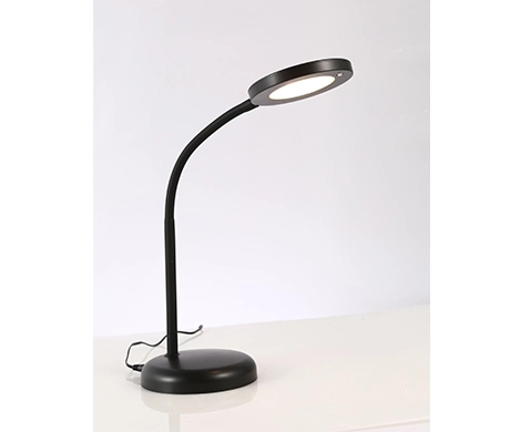 black desk lamp