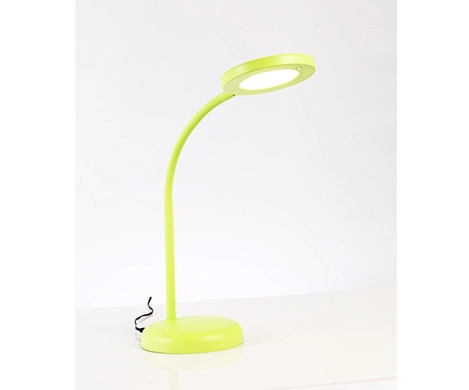 green desk lamp