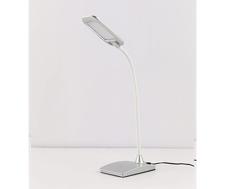 silver desk lamp