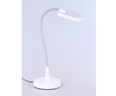 white desk lamp