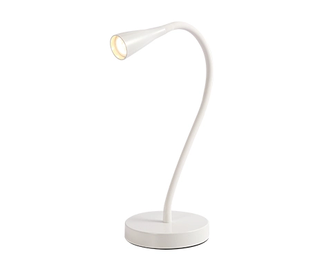 white desk lamp