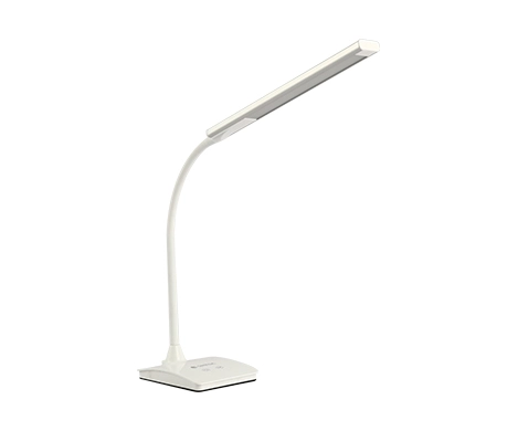 white desk lamp