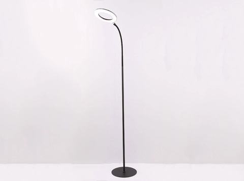 High Brightness Round Flexible Standing Reading Floor Lamp-HT6501TF